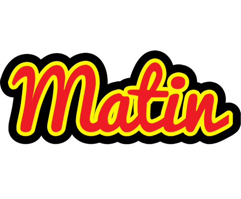 Matin fireman logo