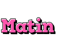 Matin girlish logo