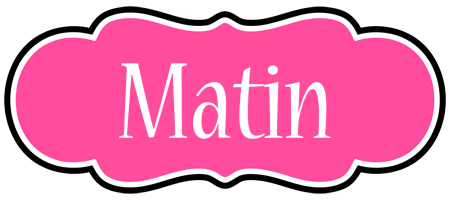 Matin invitation logo