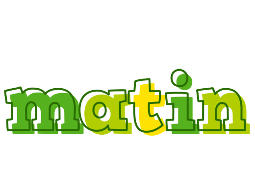 Matin juice logo