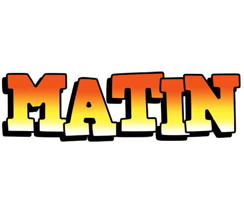 Matin sunset logo