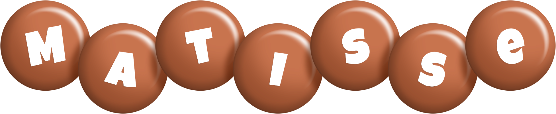 Matisse candy-brown logo