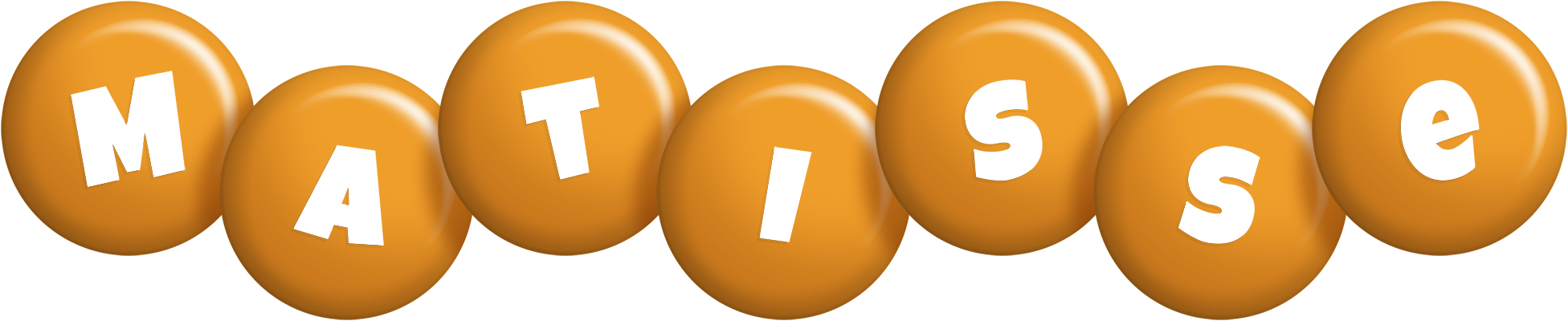 Matisse candy-orange logo