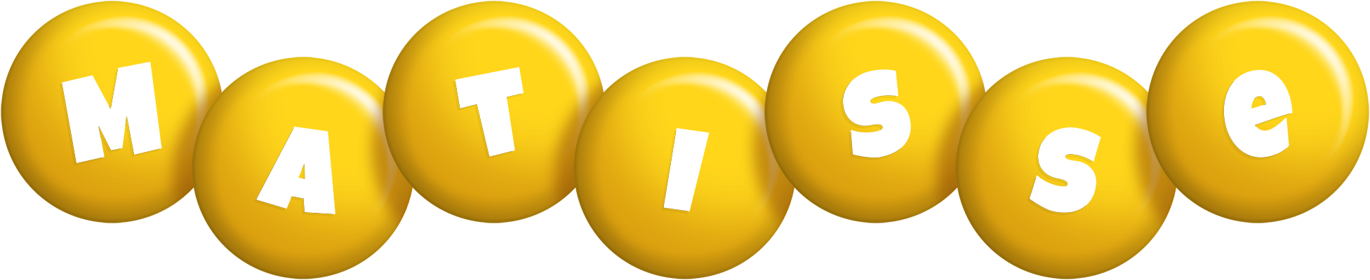 Matisse candy-yellow logo
