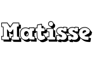 Matisse snowing logo