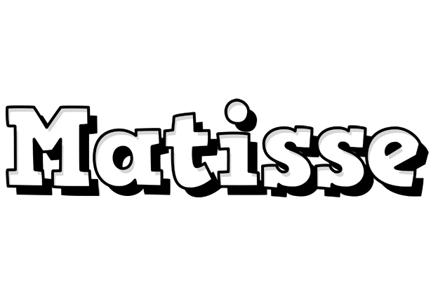 Matisse snowing logo