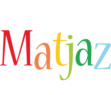 Matjaz birthday logo