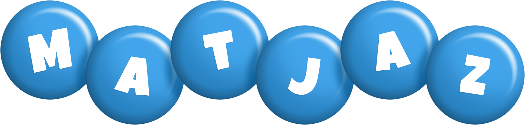 Matjaz candy-blue logo