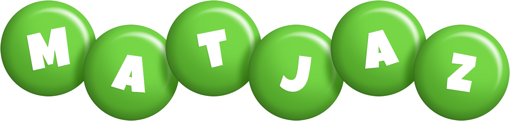 Matjaz candy-green logo