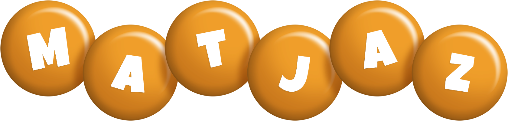 Matjaz candy-orange logo
