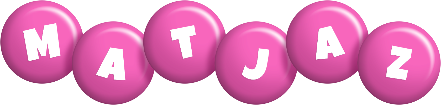 Matjaz candy-pink logo