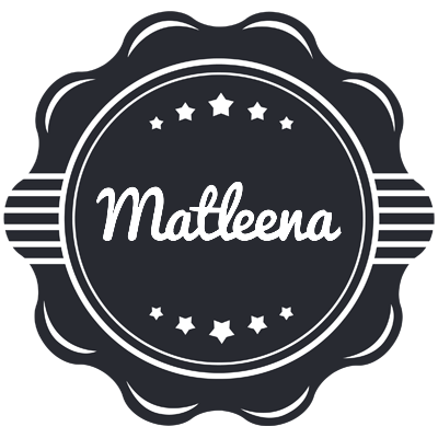 Matleena badge logo