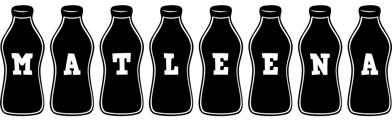Matleena bottle logo