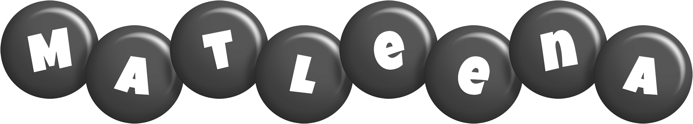 Matleena candy-black logo