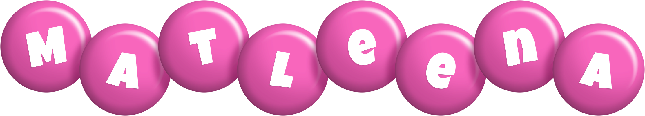 Matleena candy-pink logo