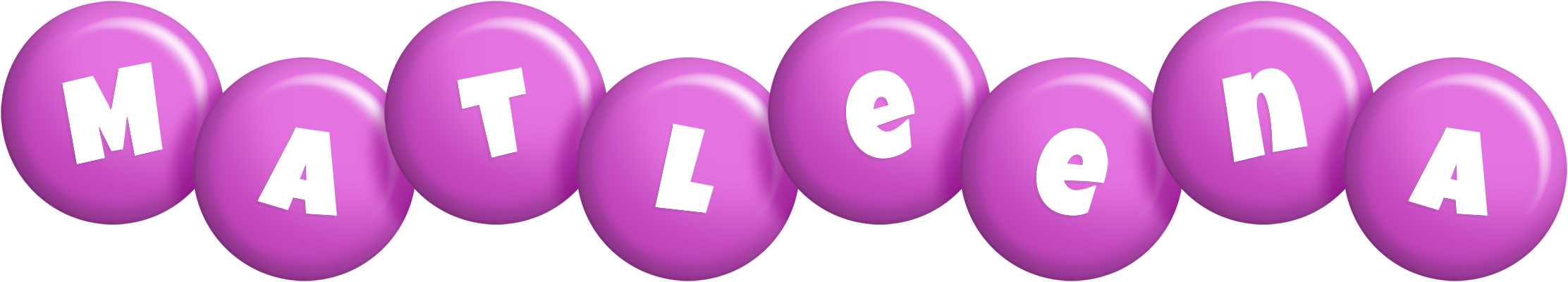 Matleena candy-purple logo