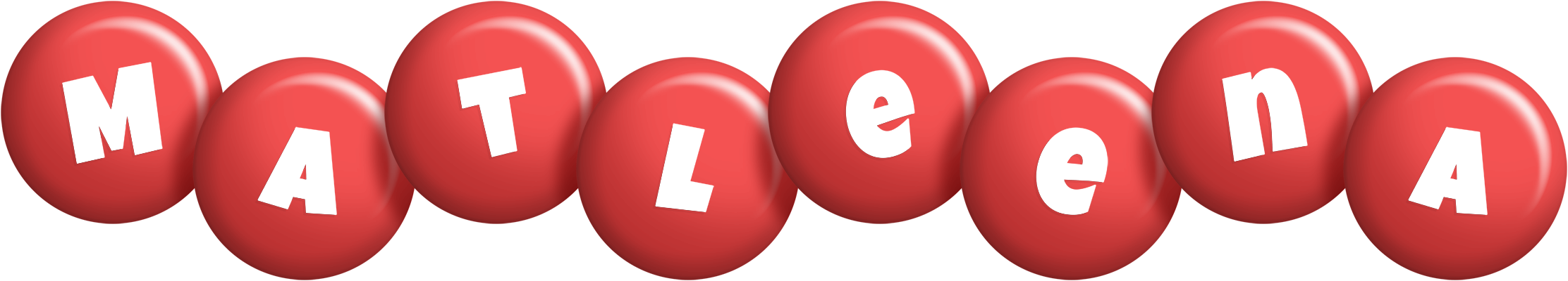 Matleena candy-red logo