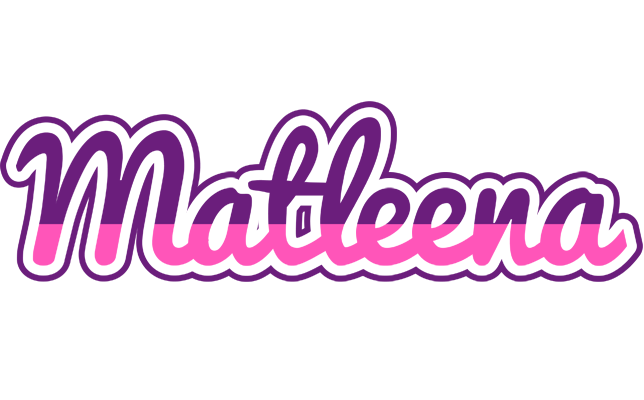Matleena cheerful logo
