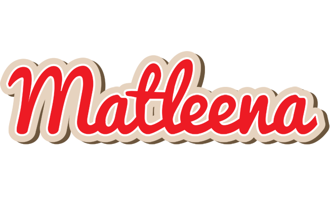 Matleena chocolate logo