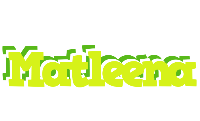 Matleena citrus logo