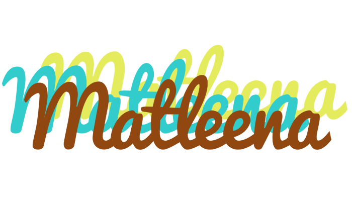 Matleena cupcake logo