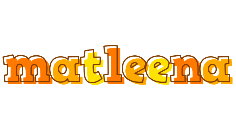 Matleena desert logo