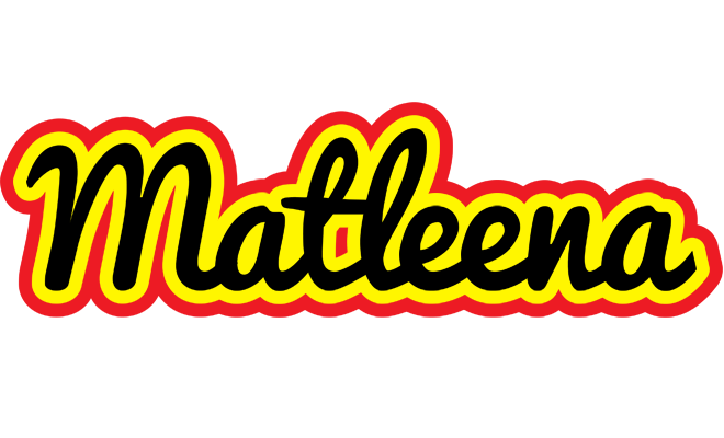 Matleena flaming logo