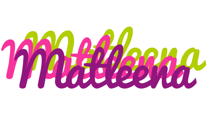 Matleena flowers logo