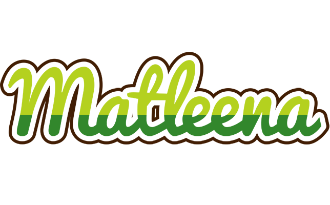 Matleena golfing logo