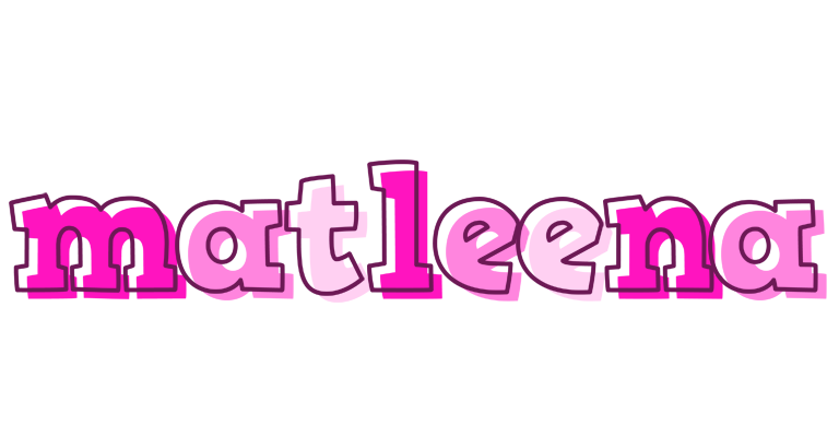 Matleena hello logo