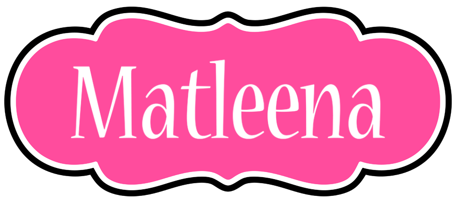 Matleena invitation logo