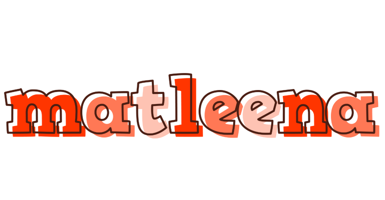 Matleena paint logo