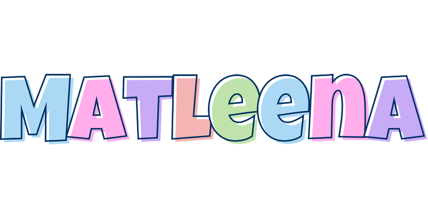 Matleena pastel logo