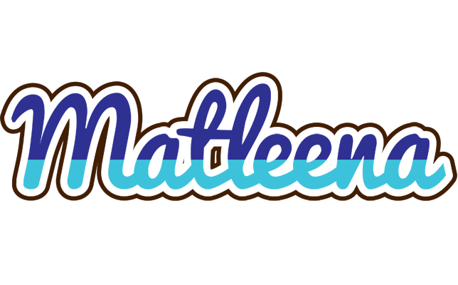 Matleena raining logo