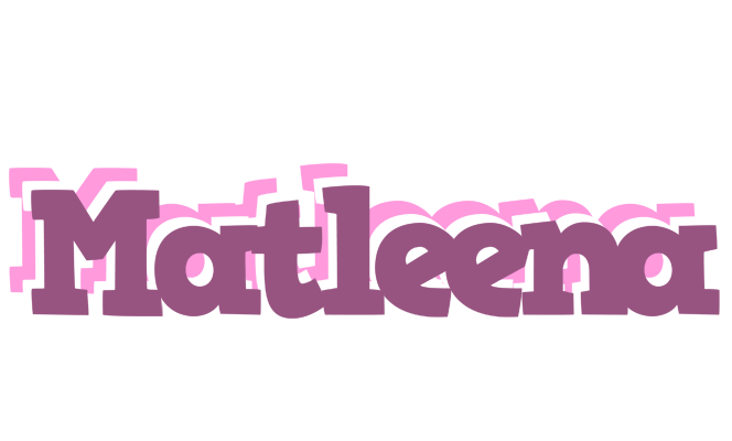 Matleena relaxing logo