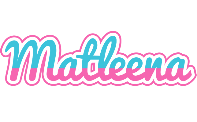 Matleena woman logo