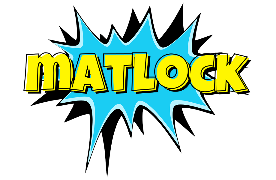 Matlock amazing logo