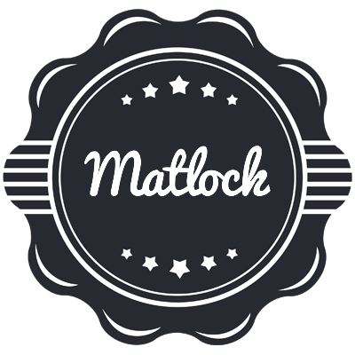 Matlock badge logo