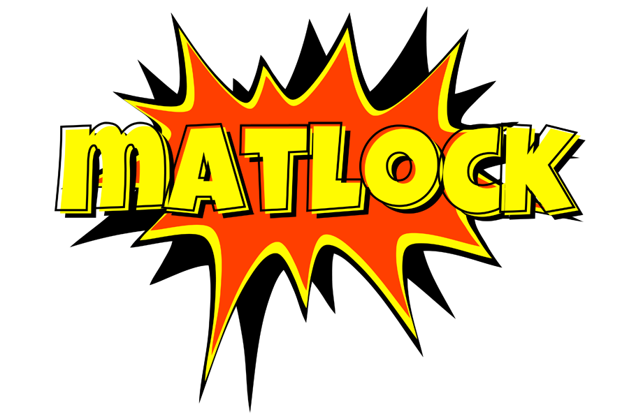 Matlock bazinga logo