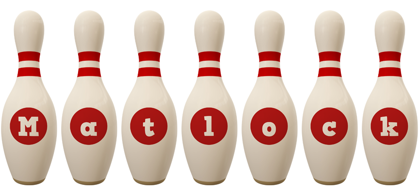 Matlock bowling-pin logo