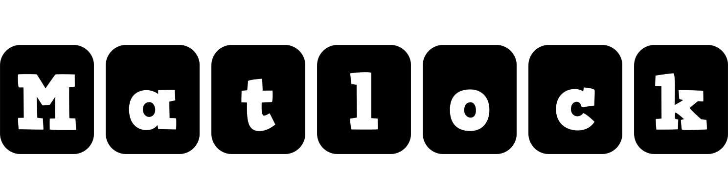 Matlock box logo