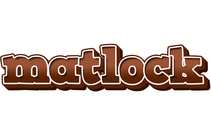 Matlock brownie logo