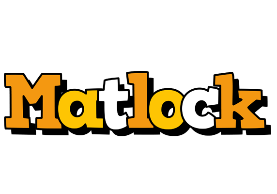 Matlock cartoon logo