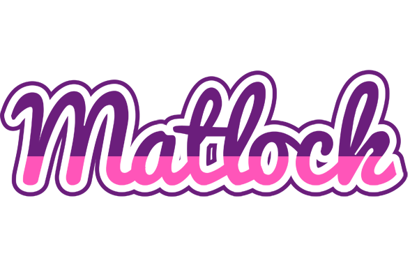 Matlock cheerful logo
