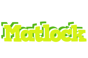 Matlock citrus logo