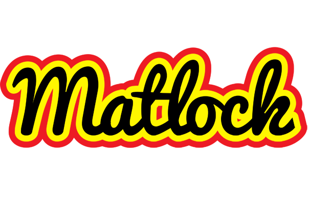 Matlock flaming logo