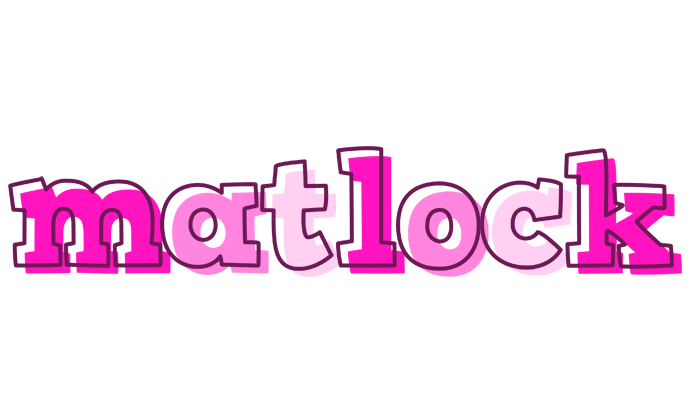 Matlock hello logo