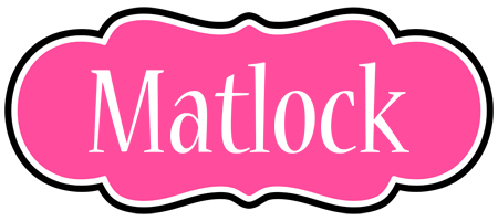 Matlock invitation logo