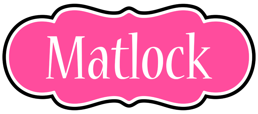 Matlock invitation logo