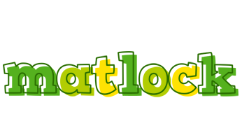 Matlock juice logo